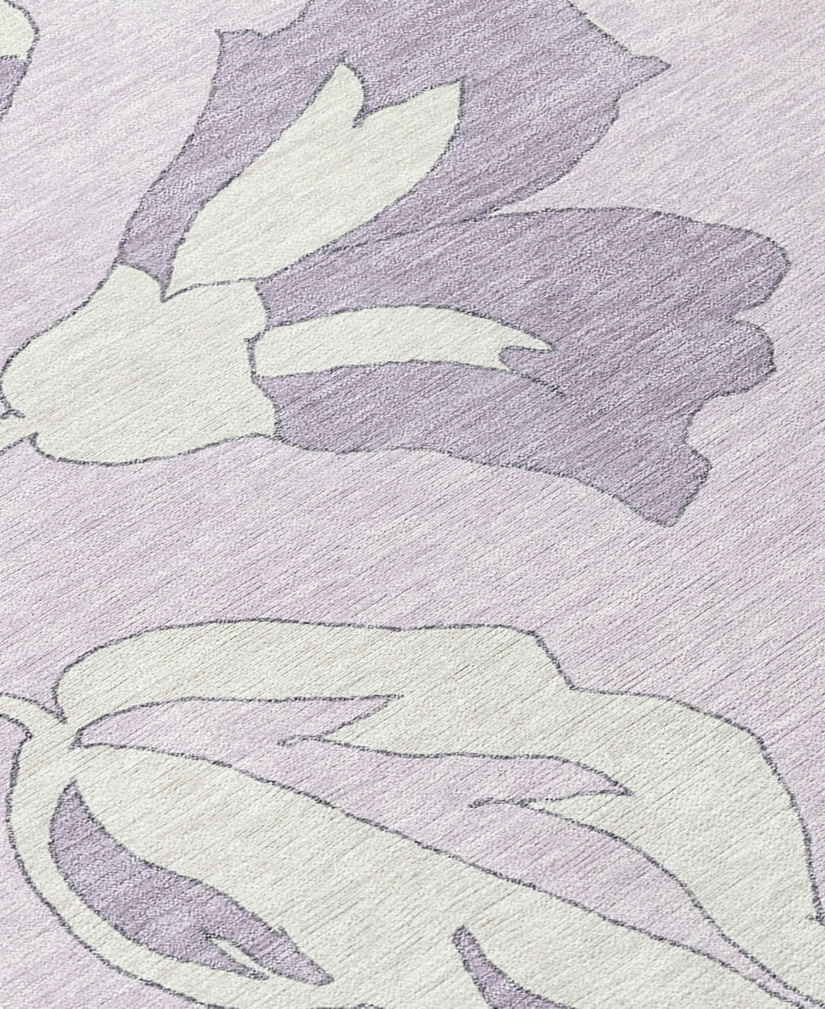 Addison Chantille Machine Washable Acn857 2'3"x7'6" Runner Area Rug In Lavender