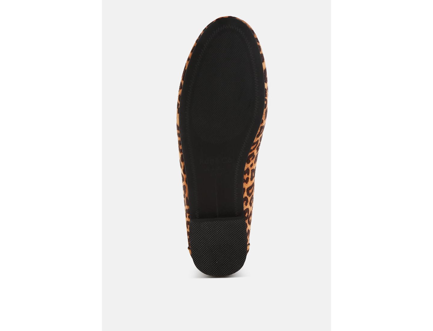 Женские туфли Rag & Co Meopa Horsebit and Studs Metallic Leopard Print, цвет: Коричневый — фото 3