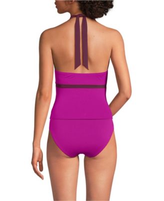 Women's V-Neck Halter Tankini Top