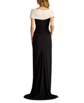 Women's Perkins Asymmetric Draped Gown