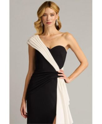 【Tadashi Shoji】Lune Waterfall Sash Gown Lune Waterfall Sash Gown | Tadashi Shoji