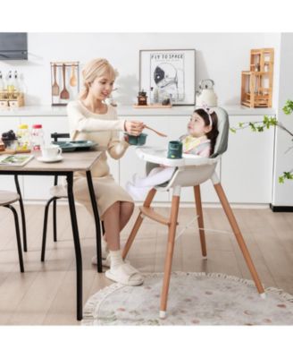 Boys High Chair with Dishwasher Safe Tray
