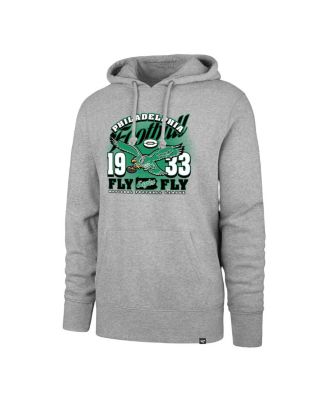 Men's Gray Philadelphia Eagles Regional Headline Pullover Hoodie
