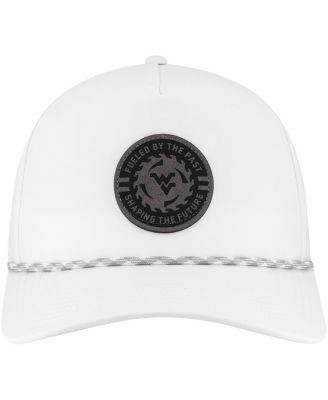 Men's White West Virginia Mountaineers Built on Bravery Caddy Adjustable Hat
