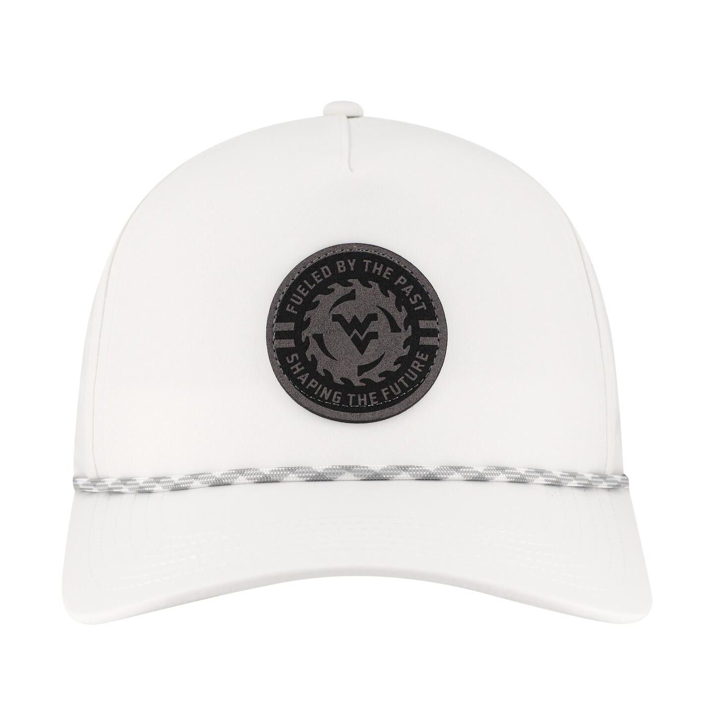Мужская кепка Legacy Athletic White West Virginia Mountaineers Built on Bravery Caddy Adjustable Hat — фото 4