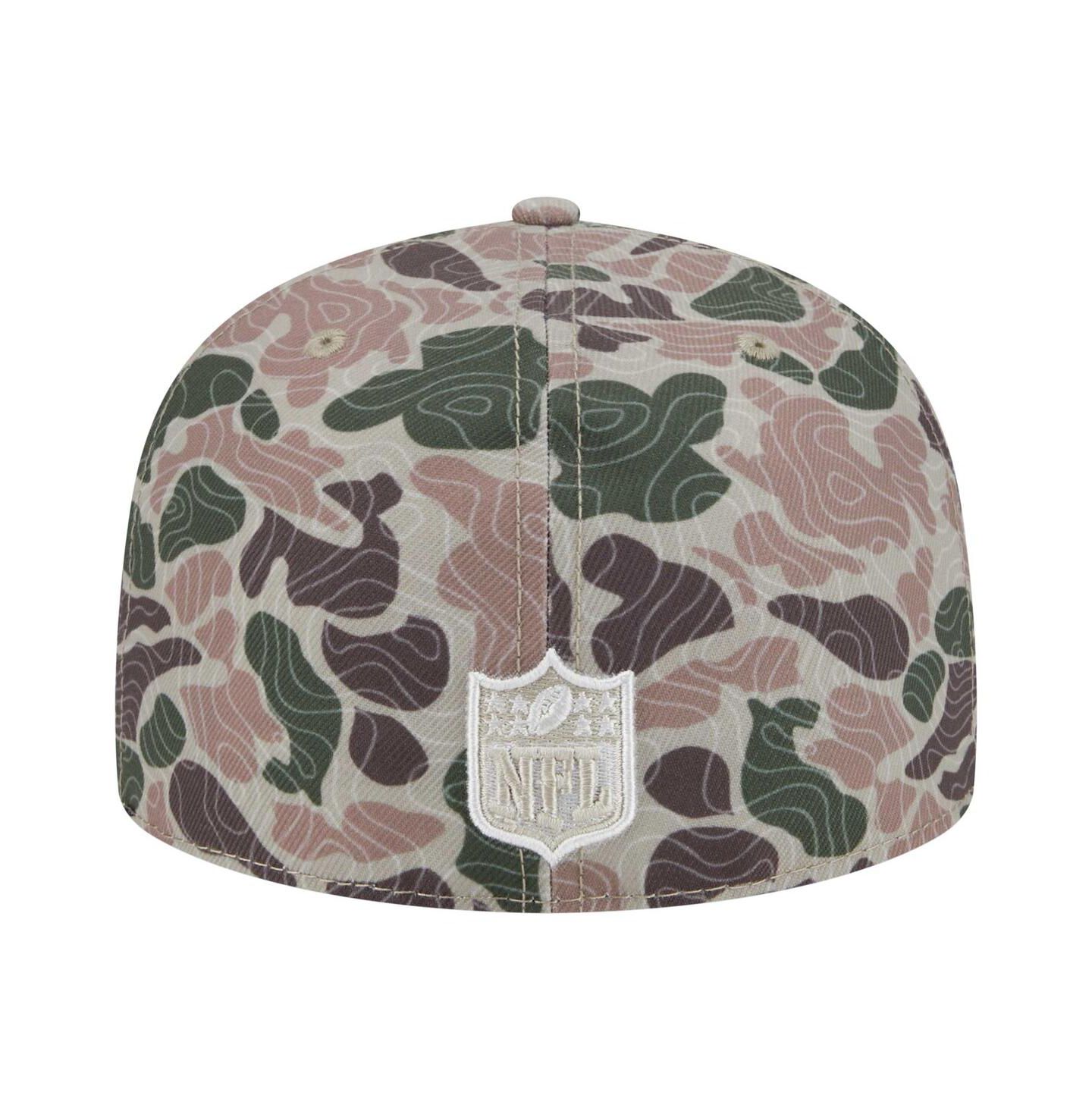 Мужская кепка New Era Camo Miami Dolphins Geo 59FIFTY Fitted Hat — фото 3