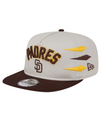 New Era - Men's Cream San Diego Padres Iron Golfer Snapback Hat