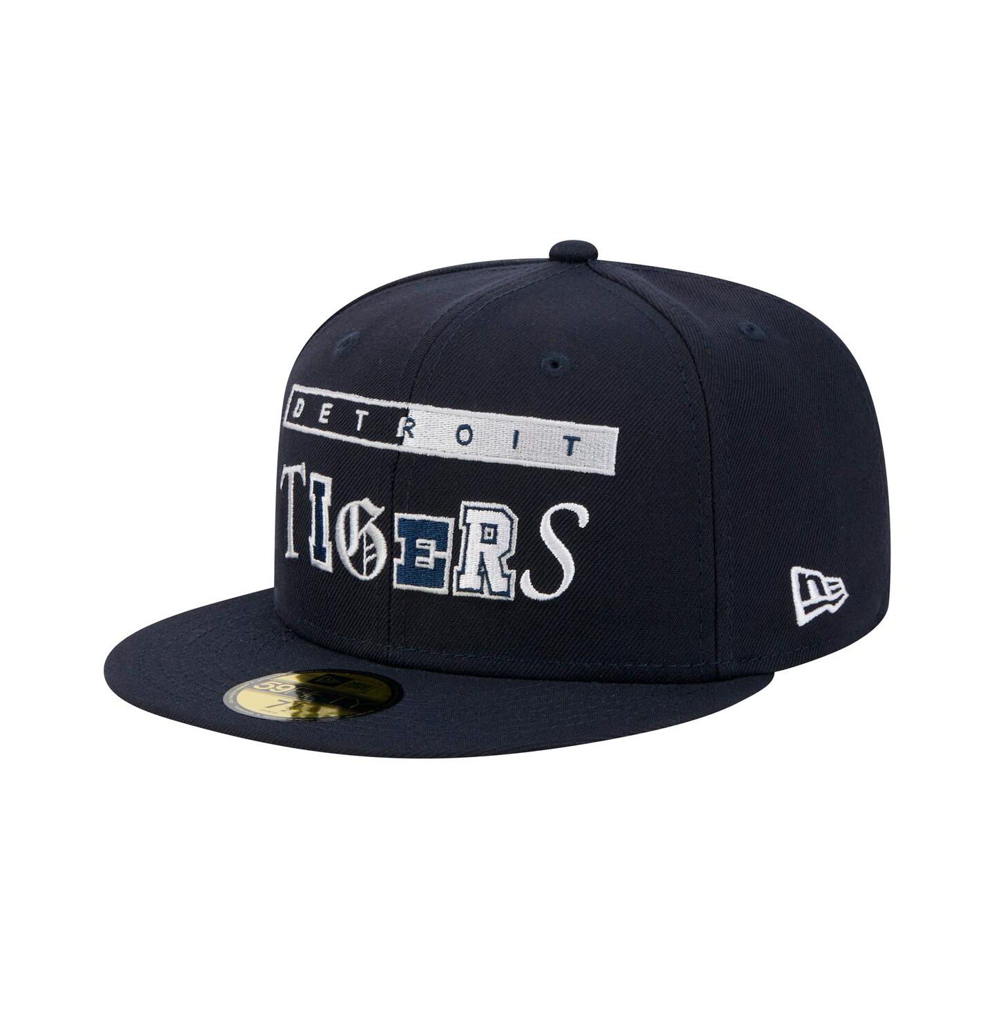 Мужская кепка New Era Navy Detroit Tigers Ransom 59FIFTY Fitted Hat — фото 1