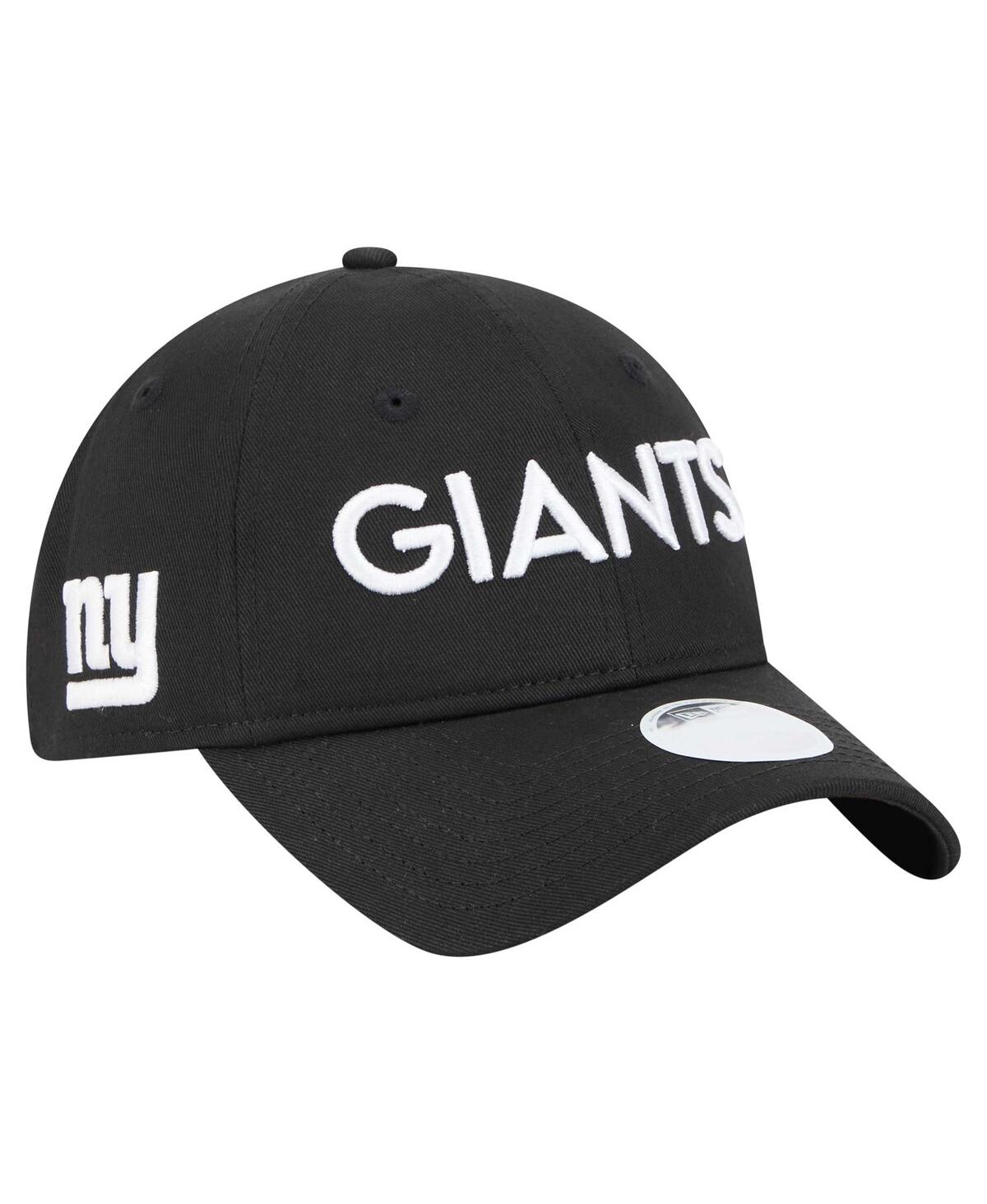 New Era Women's Black New York Giants Cece 9twenty Adjustable Hat In Black