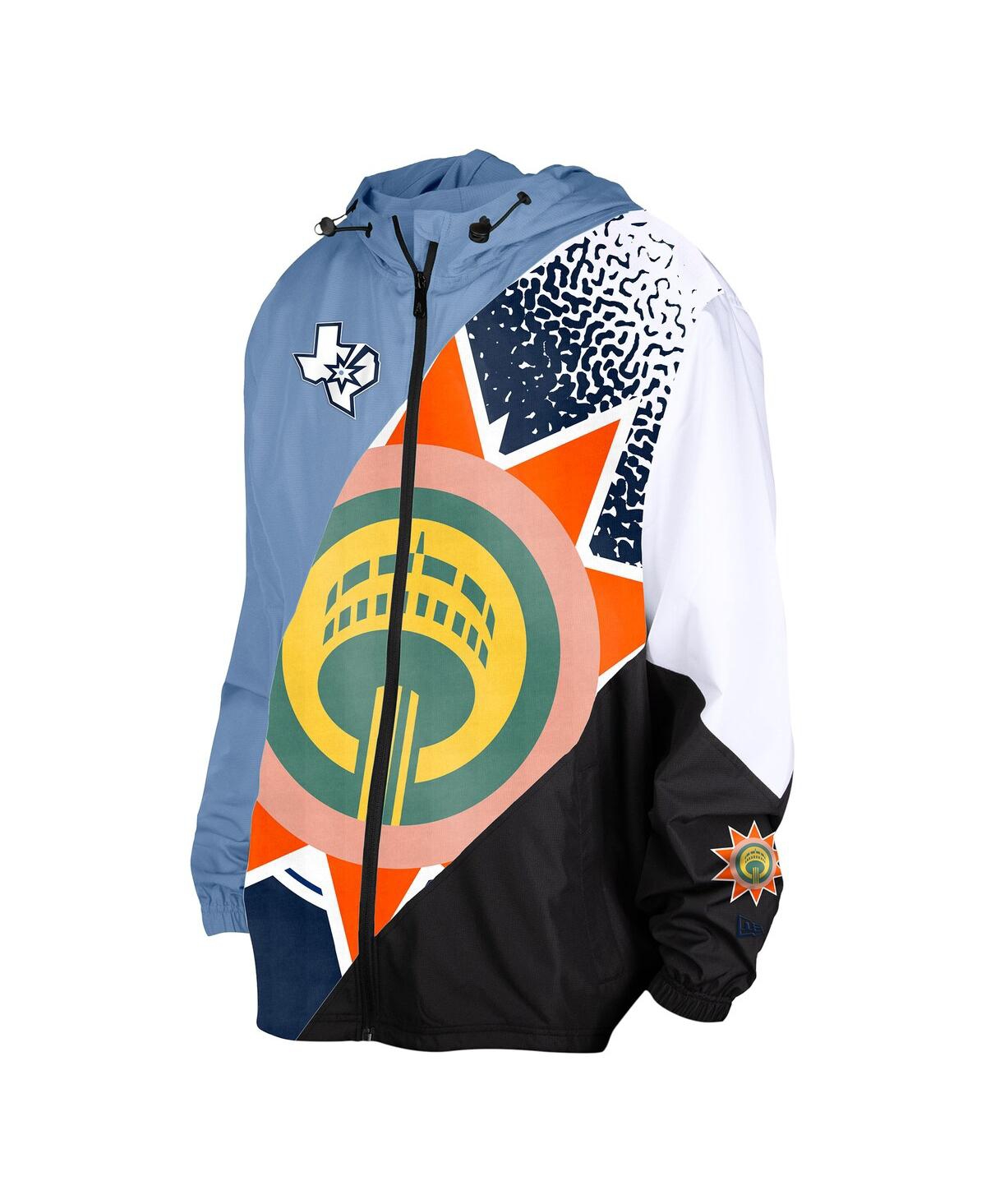 Shop New Era Men's Light Blue San Antonio Spurs 2024/25 City Edition Full-zip Windbreaker Jacket