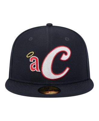 Men's Navy California Angels Cooperstown Collection Duo Logo 2.0 59FIFTY Fitted Hat