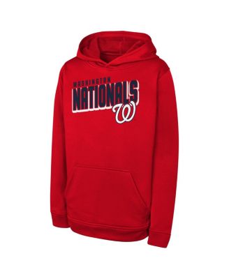 Outerstuff - Big Boys and Girls Red Washington Nationals Cyber Punk Pullover Hoodie