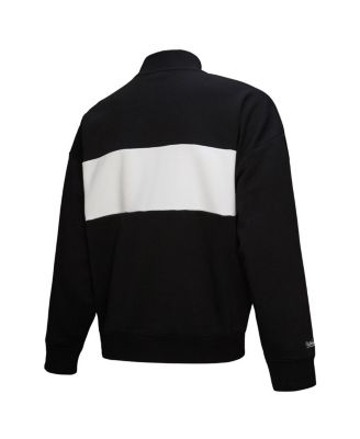 Women's Black Los Angeles Dodgers Quarter-Zip Pullover Sweatshirt