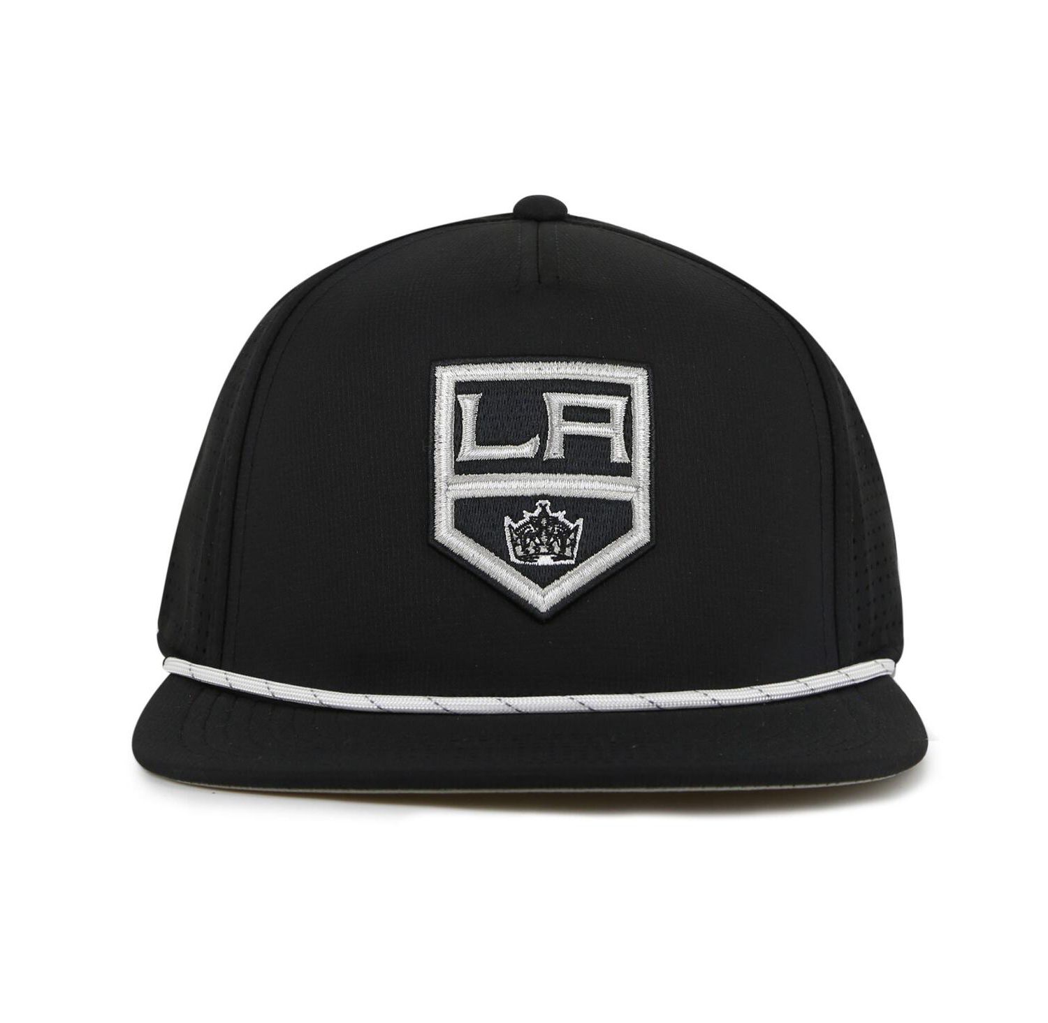 Men's Black Los Angeles Kings Buxton Pro Tech Adjustable Hat