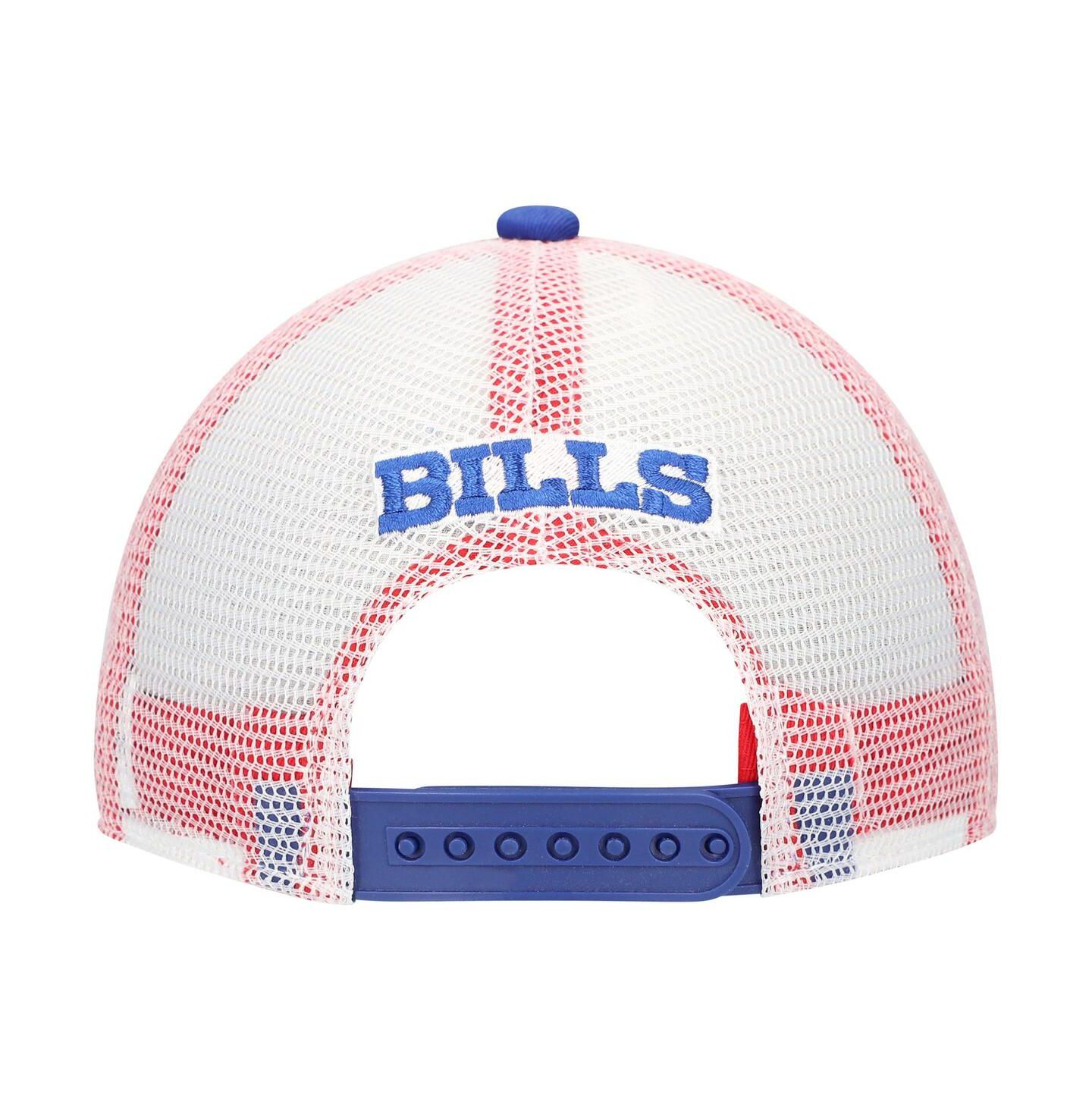 Детская кепка Outerstuff Preschool Royal Buffalo Bills Core Lockup Trucker Adjustable hat — фото 2