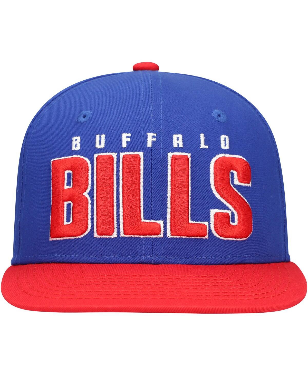 Outerstuff Preschool Royal/red Buffalo Bills Lock Up Snapback Hat In Royal,red
