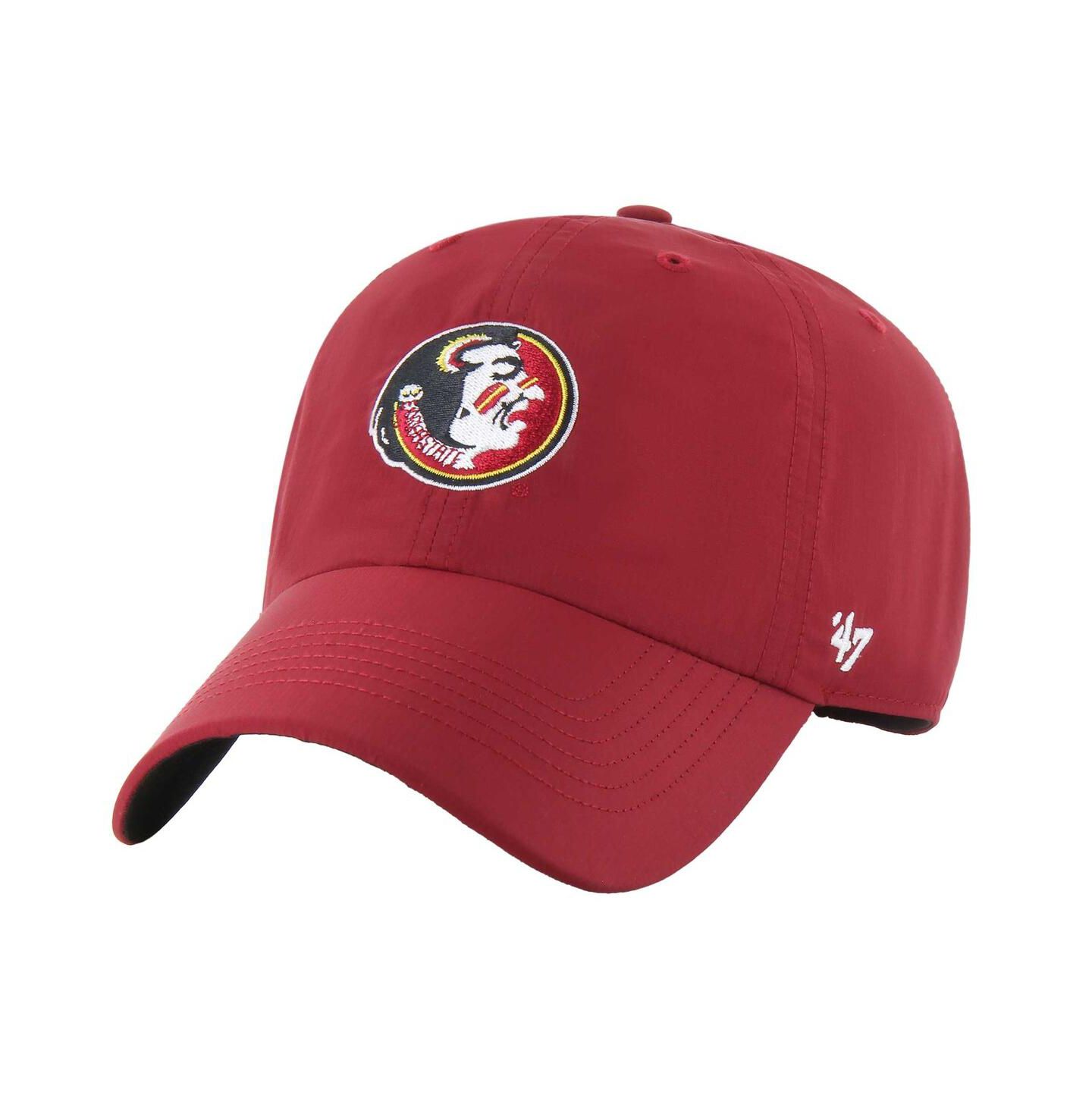 Мужская кепка '47 Brand Garnet Florida State Seminoles Clean Up brrr Adjustable Hat — фото 1