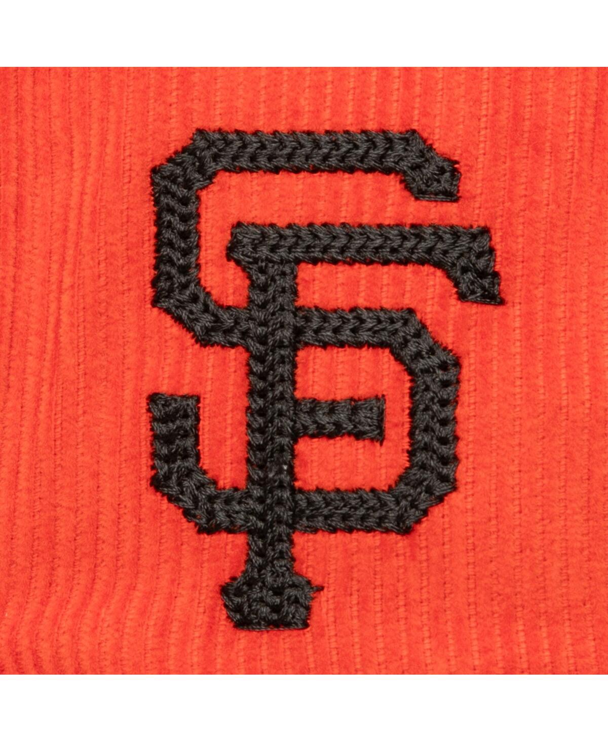 Mitchell & Ness Men's Orange San Francisco Giants Corduroy Snapback Hat In Orange