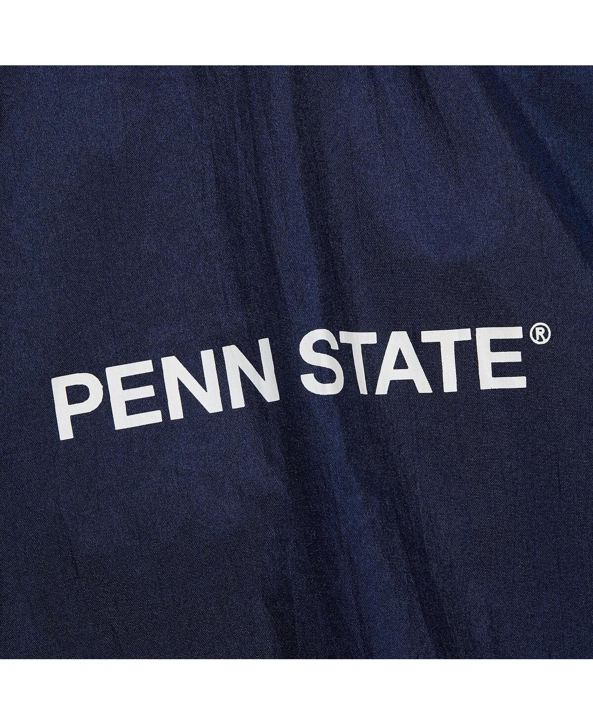 Mitchell & Ness Men's Navy Penn State Nittany Lions Team 3.0 Anorak Half-zip Hoodie Sweatshirt In Navy