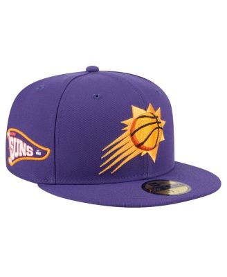 New Era - Men's Purple Phoenix Suns Throwback Pennant 59FIFTY Fitted Hat