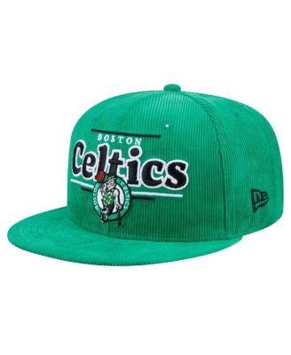New Era - Men's Kelly Green Boston Celtics Throwback Display Corduroy 9FIFTY Snapback Hat