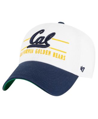 '47 Brand - Men's White Cal Bears Gridiron Clean Up Adjustable Hat