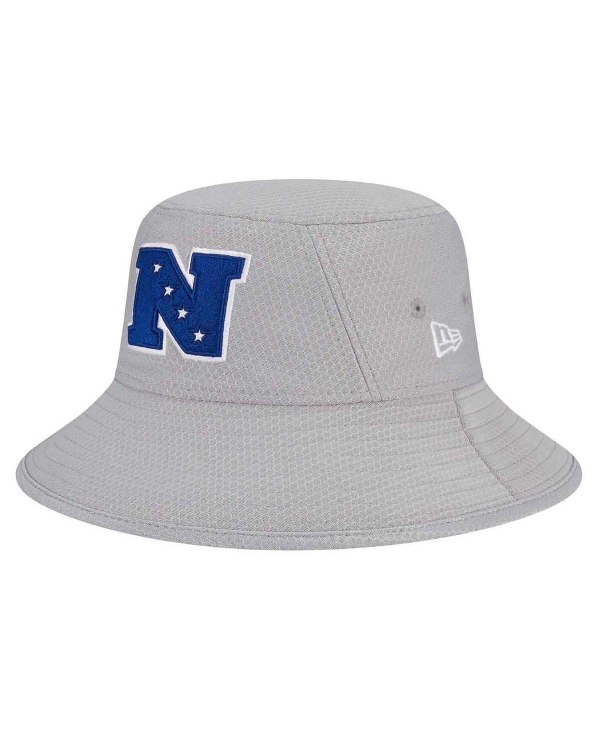 Shop New Era Men's Gray Nfc Merchandise 2025 Nfl Pro Bowl Bucket Hat
