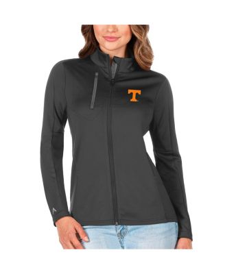 Antigua - Women's Graphite, Silver Tennessee Volunteers Generation Full-Zip Jacket