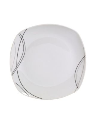 Tabletops Unlimited Alec 16-Pc. Ash White Set, Service for 4 