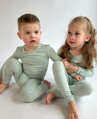 Baby Boys and Girls 4-Piece Long Sleeve Pajama Set