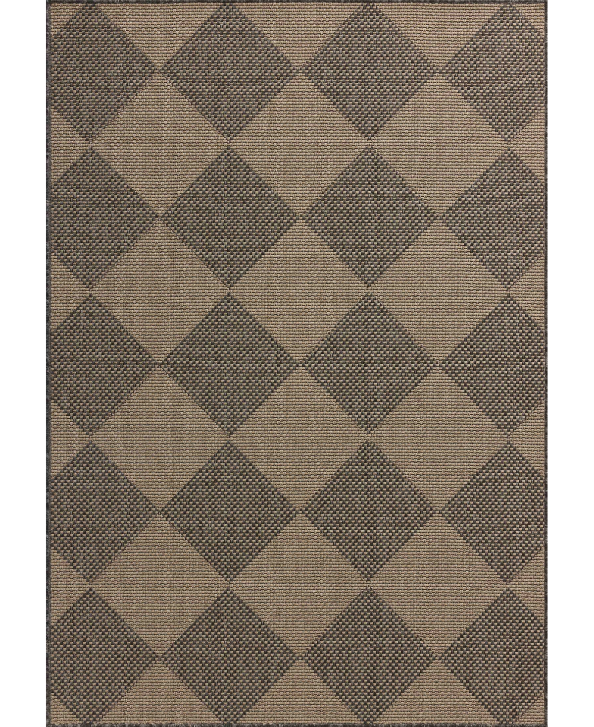 Chris Loves Julia Providence Prc-04 7'6''x10' Area Rug In Charcoal