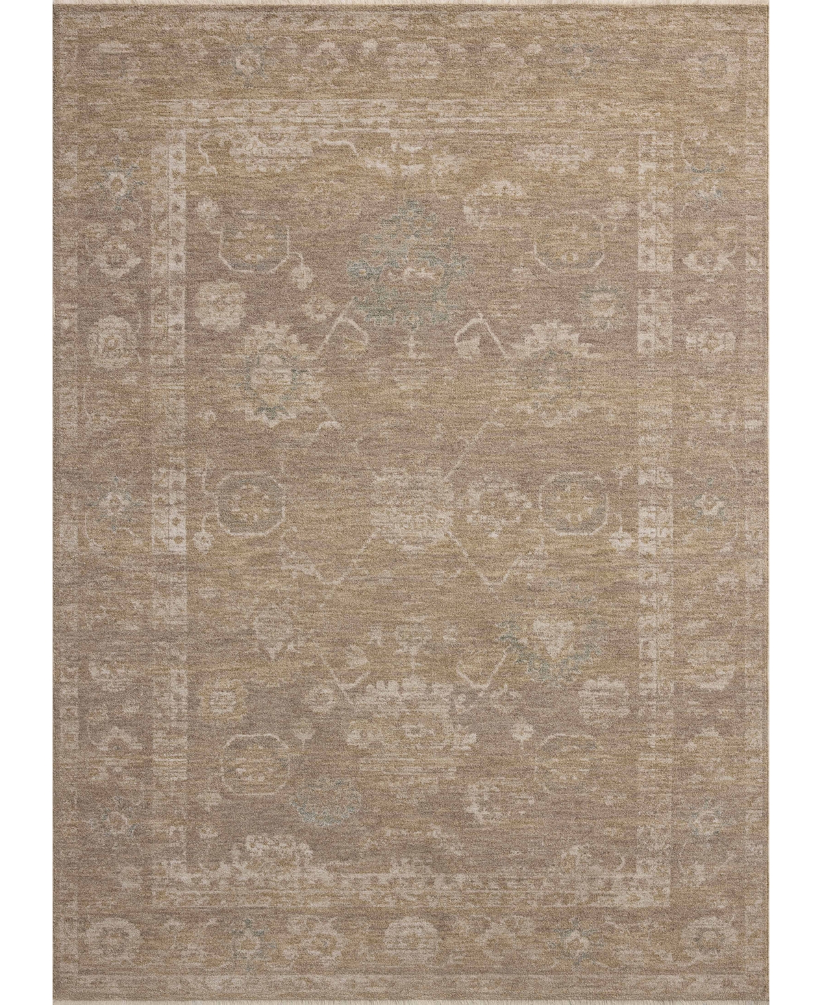 Chris Loves Julia Louisa Loi-04 2'3''x3'10'' Area Rug In Taupe,gold