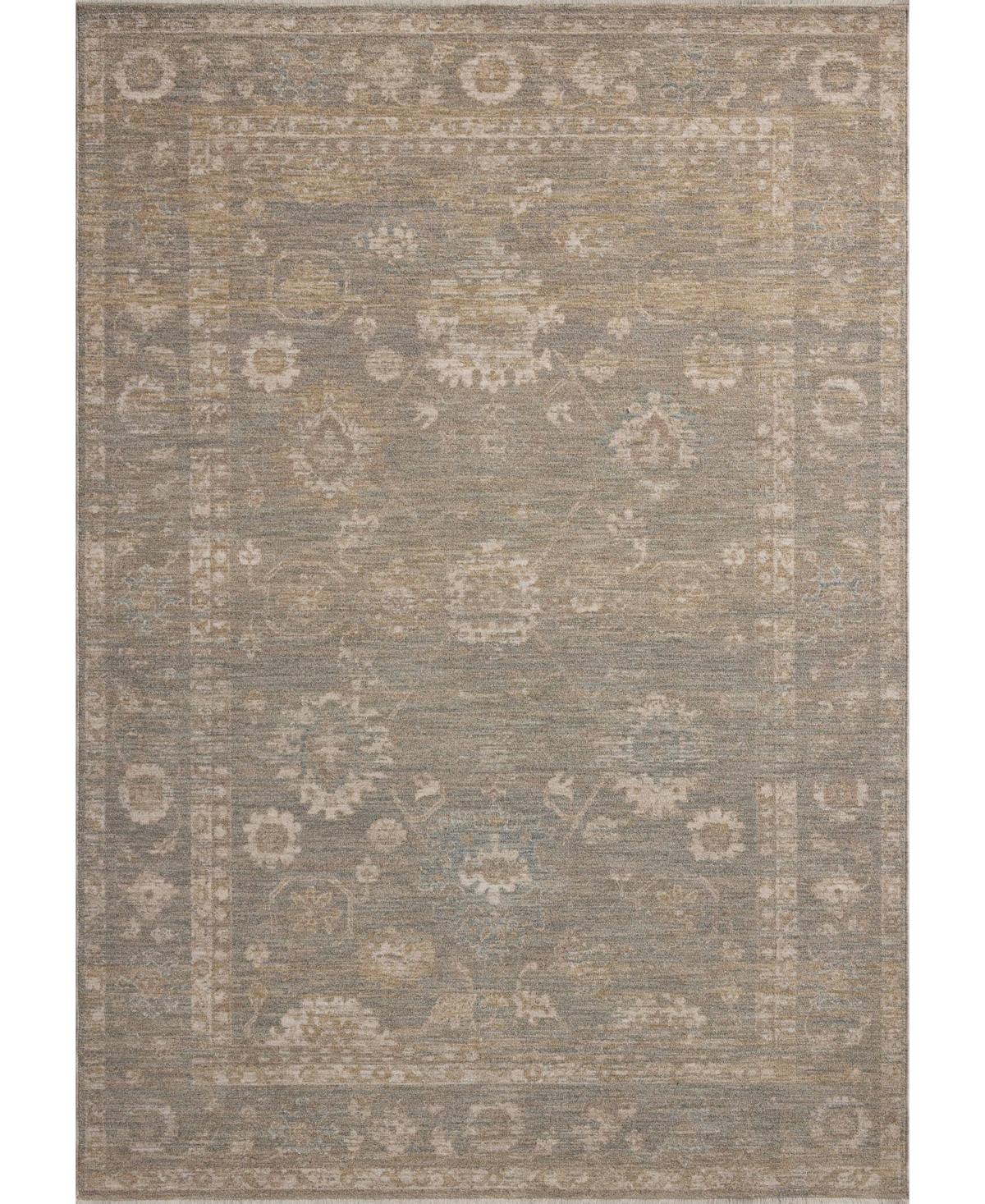 Chris Loves Julia Louisa Loi-04 5'3''x7'6'' Area Rug In Blue,ivory