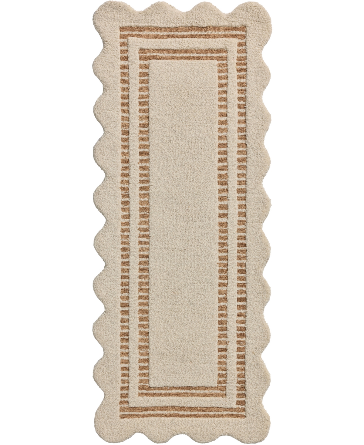 Chris Loves Julia Scottie Sco-01 2'x5' Runner Area Rug In Neutral