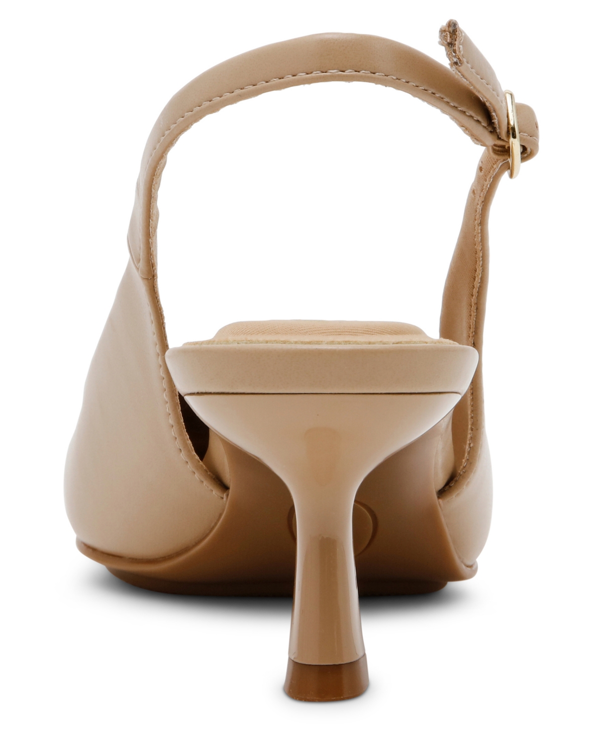 Shop Anne Klein Women's Chai Snip Toe Slingback Pumps In Biscotti,gold