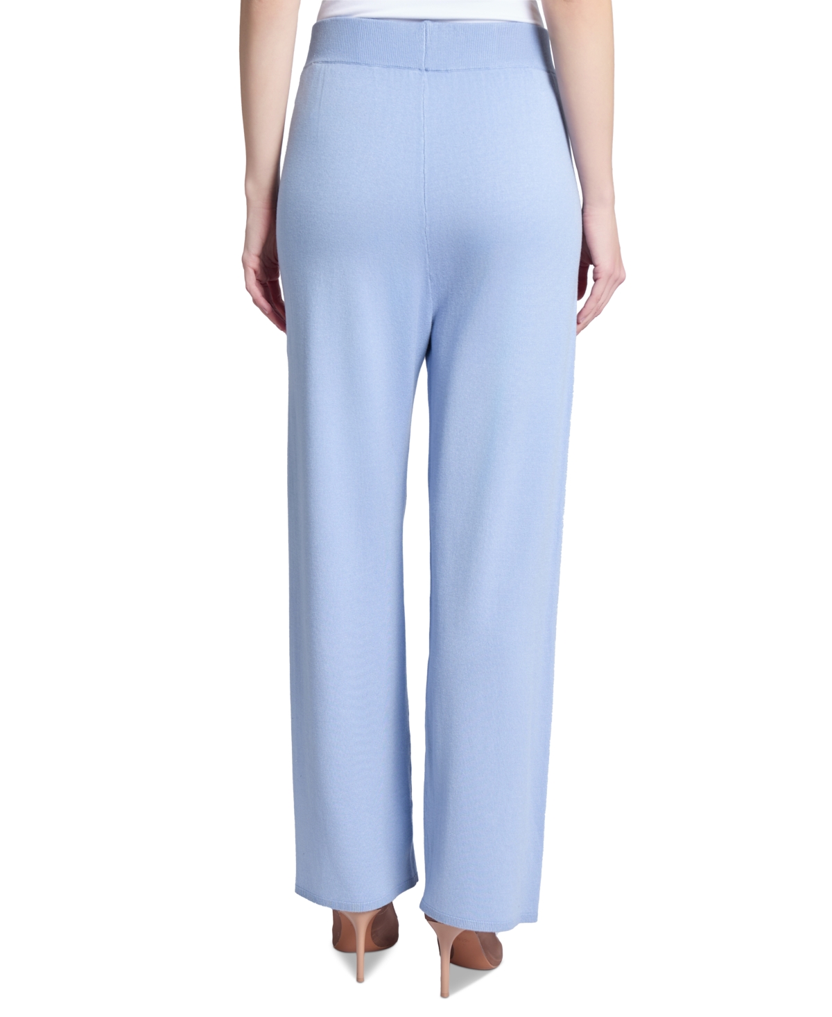 Jones New York Pull-on Sweater Knit Pants In Chintz Blue