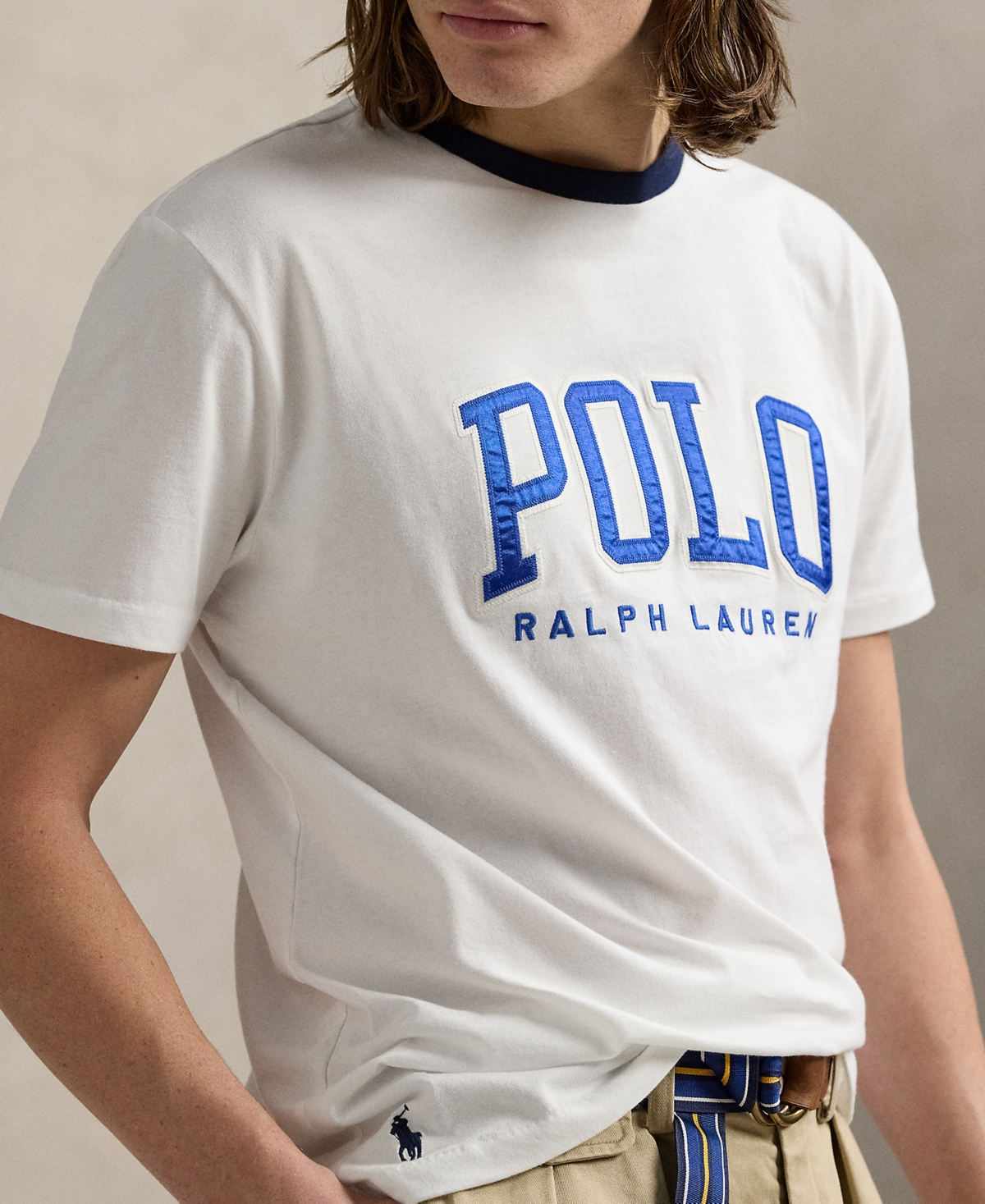 Polo Ralph Lauren Men's Classic-Fit Letterman-Logo T-Shirt