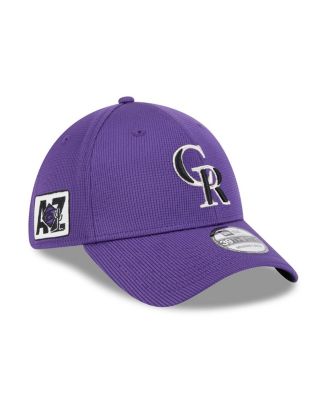New Era - Men's Purple Colorado Rockies 2025 Spring Training 39THIRTY Flex Hat