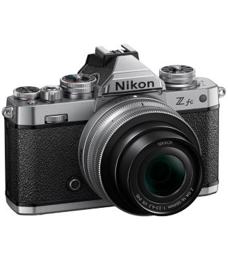 Z fc DX-Format Mirrorless Camera with NIKKOR Z DX 16-50mm f/3.5-6.3 VR Lens, Silver