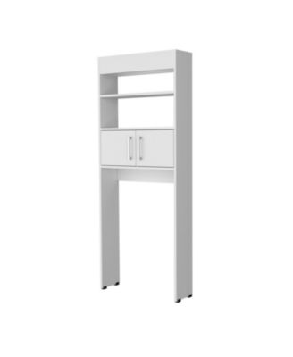 Bisbee 2-Door Over-the-Toilet Bathroom Storage Cabinet with Shelf