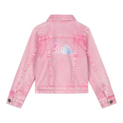 Girls Pink Denim Jacket