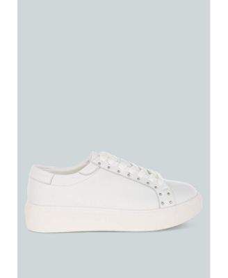 Rag and Co Womens Strider Studs Embellished Chunky Sneakers