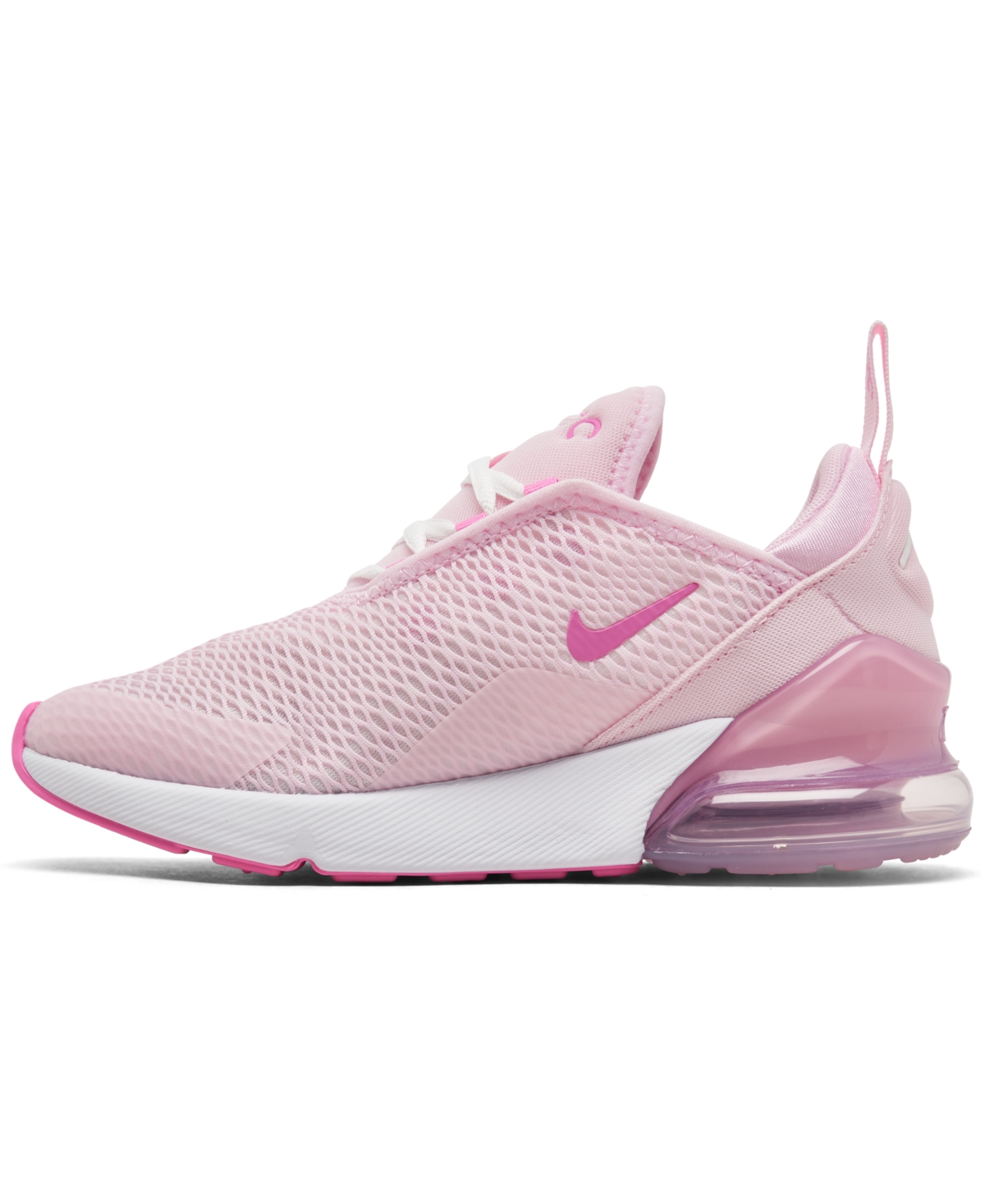 Nike Little Girls' Air Max 270 Casual Sneakers From Finish Line In Pink