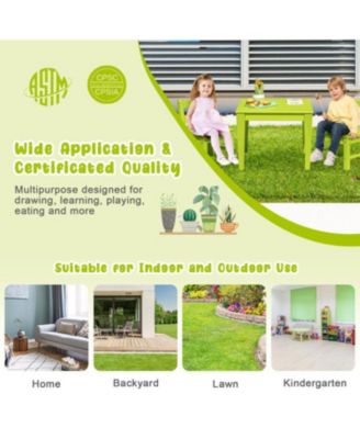 Square Kids Activity Play Table Fun and Versatile Table for Playtime and Learning