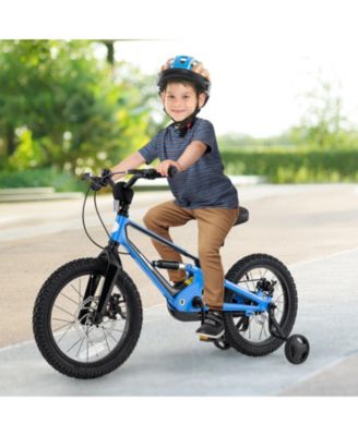 Kids Bike Adjustable with Shock Absorber and Bell Comfortable and Safe Ride for Young Cyclists