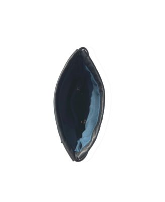 Black Leather Bucket Bag Medium Size Purse with Snakeskin Print and Drawstring Design for Women