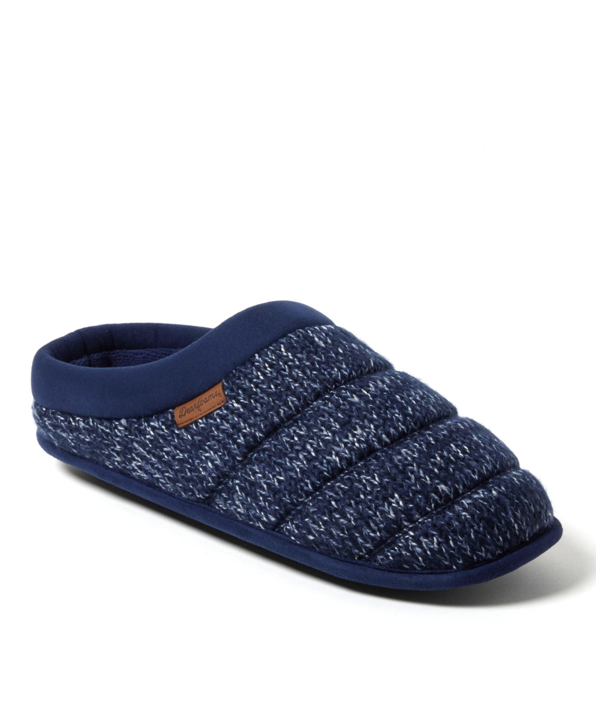 Men's Asher Marled Knit Clog House Slipper - Navy