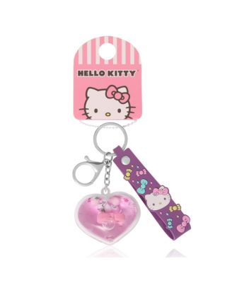 Heart Liquid Keychain with Wrist Strap - Travel Gifts