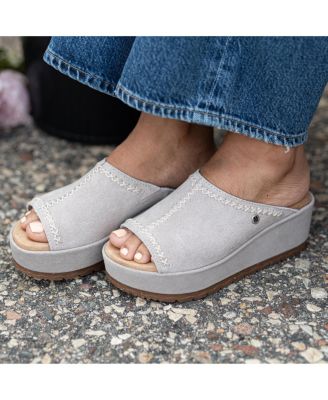 Women's Paislee Suede Wedge Sandals
