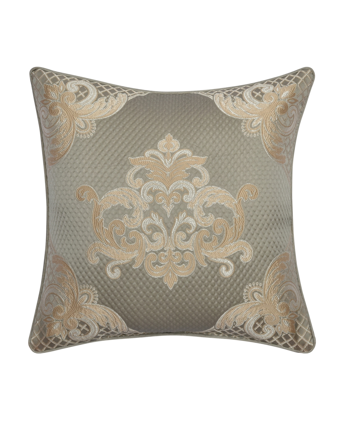 J Queen New York Piazza Decorative Pillow, 18" X 18" In Sage